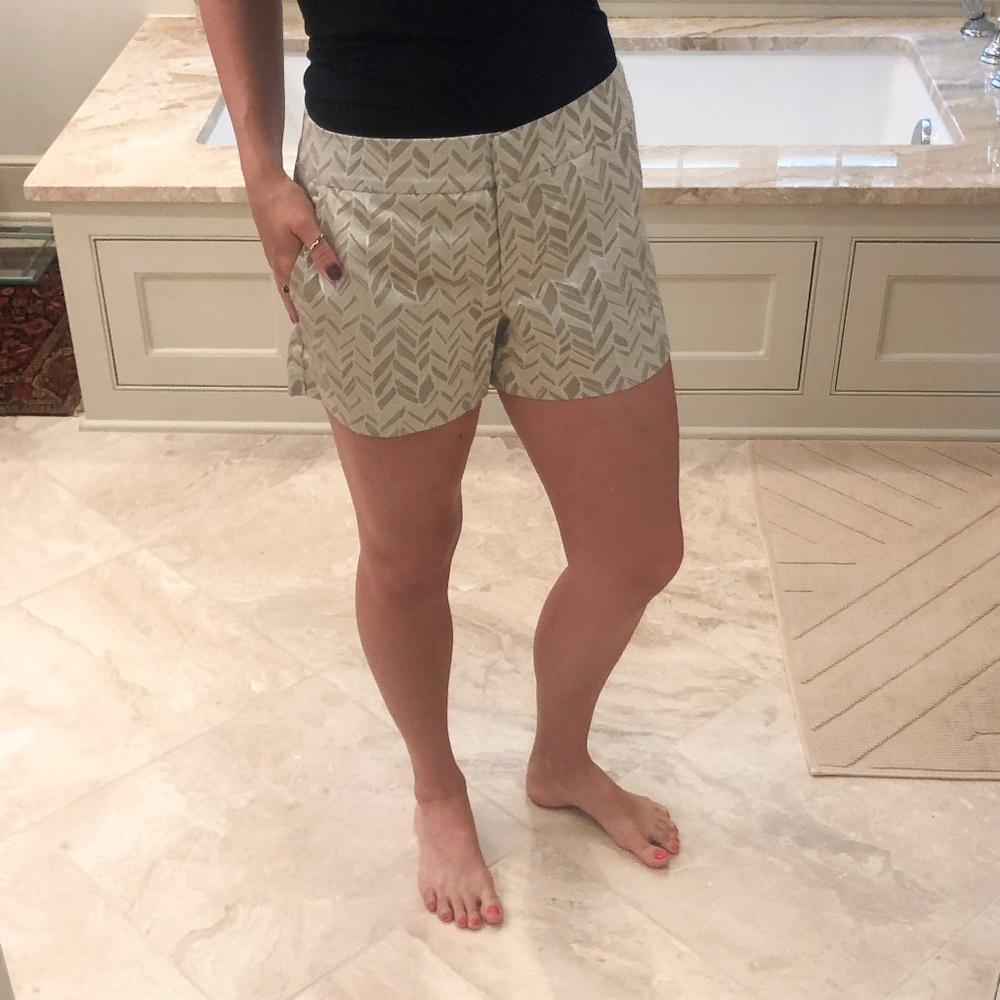 Trina Turk Gold Shorts